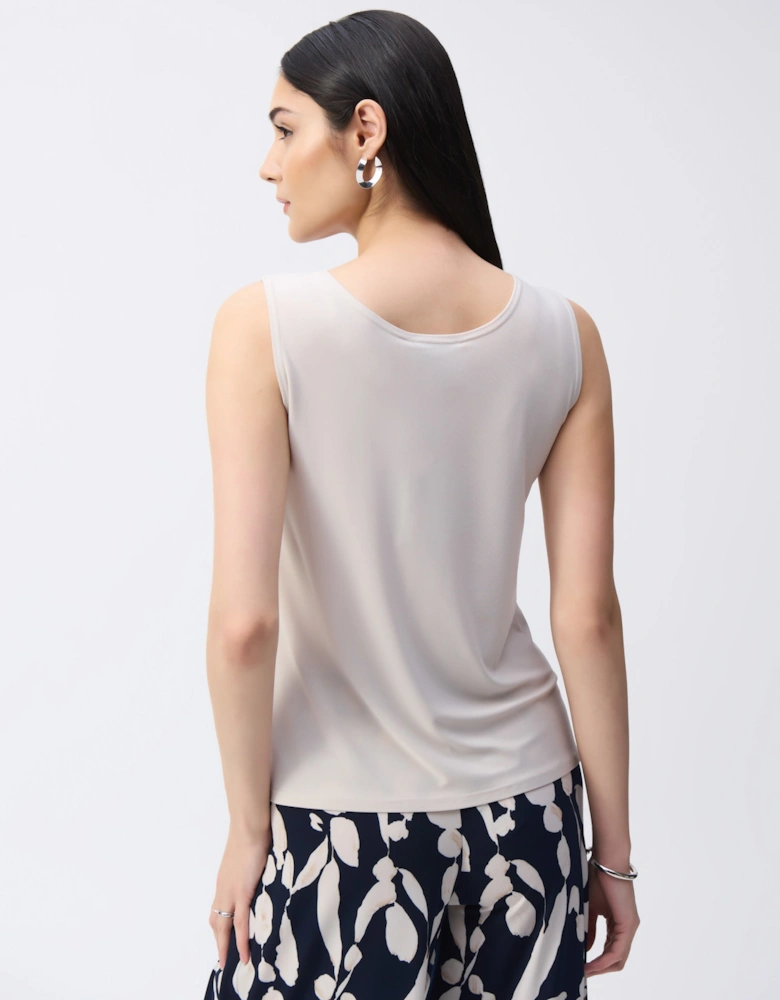 Silky knit scoop neck camisole