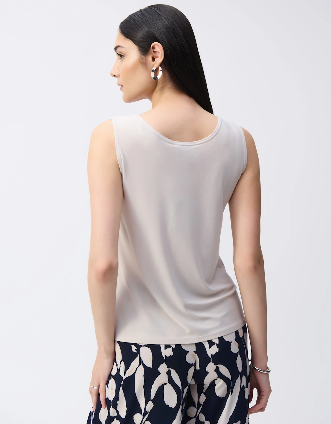 Silky knit scoop neck camisole