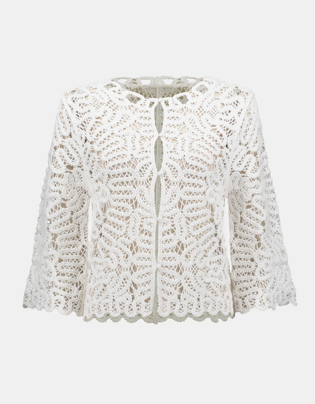 Crochet sweater knit cover up, 7 of 6