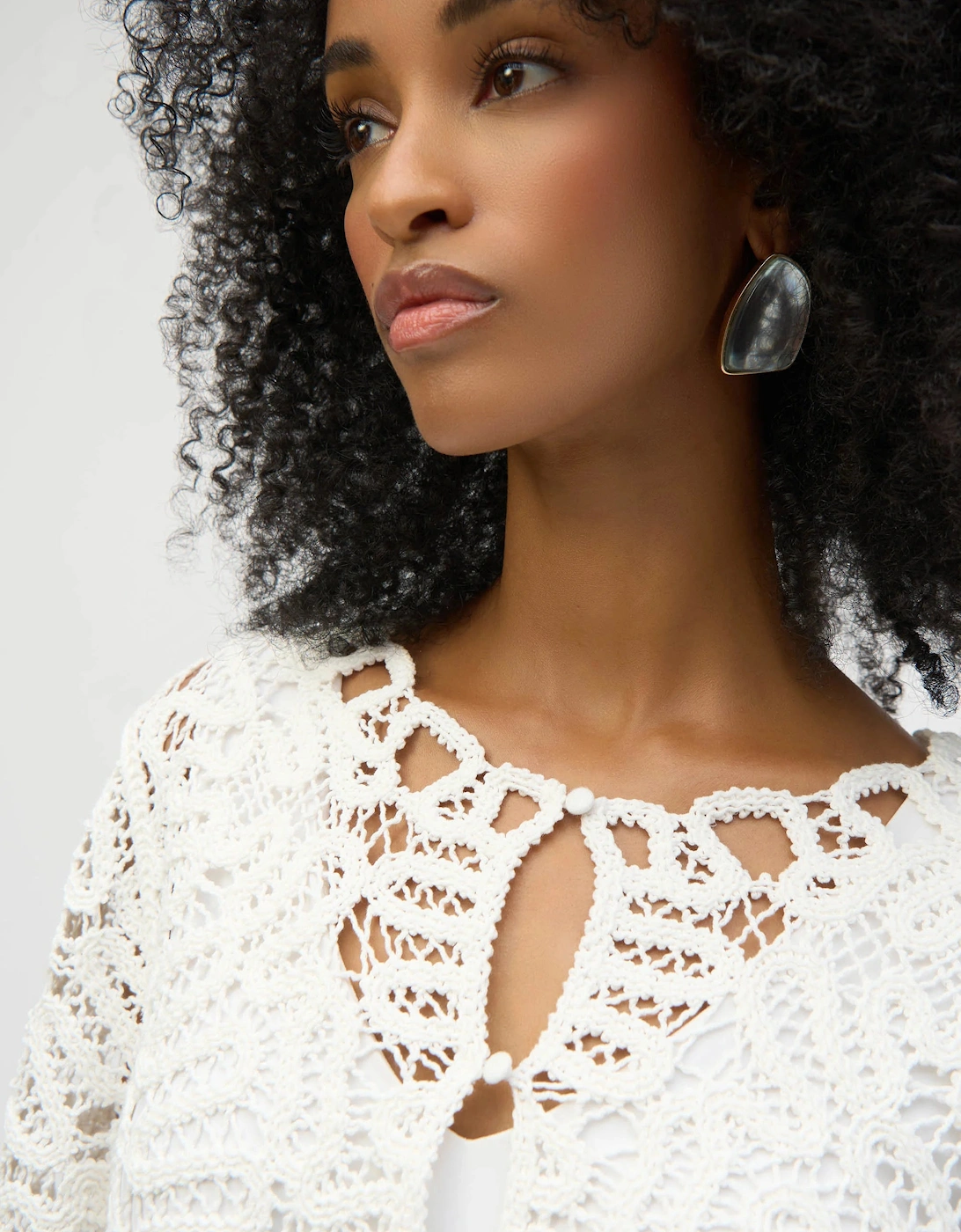Crochet sweater knit cover up