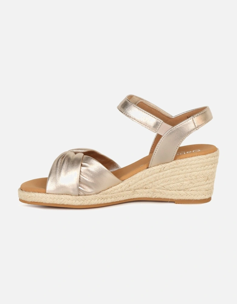 Moon Womens Wedge Heel Sandals
