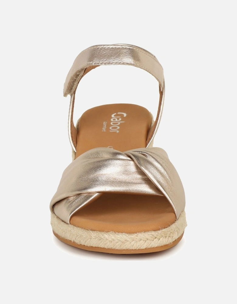 Moon Womens Wedge Heel Sandals