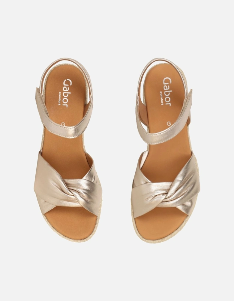 Moon Womens Wedge Heel Sandals