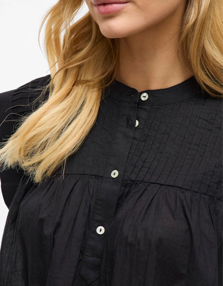Women's Katinka Sleeveless Short Shirt Black Beauty