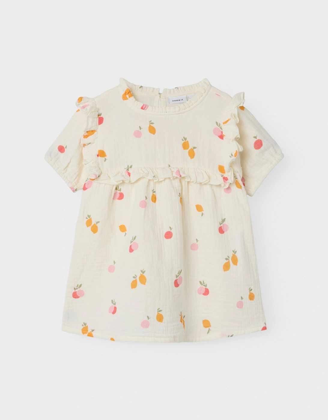 Mini Short Sleeve Tunic Buttercream, 5 of 4