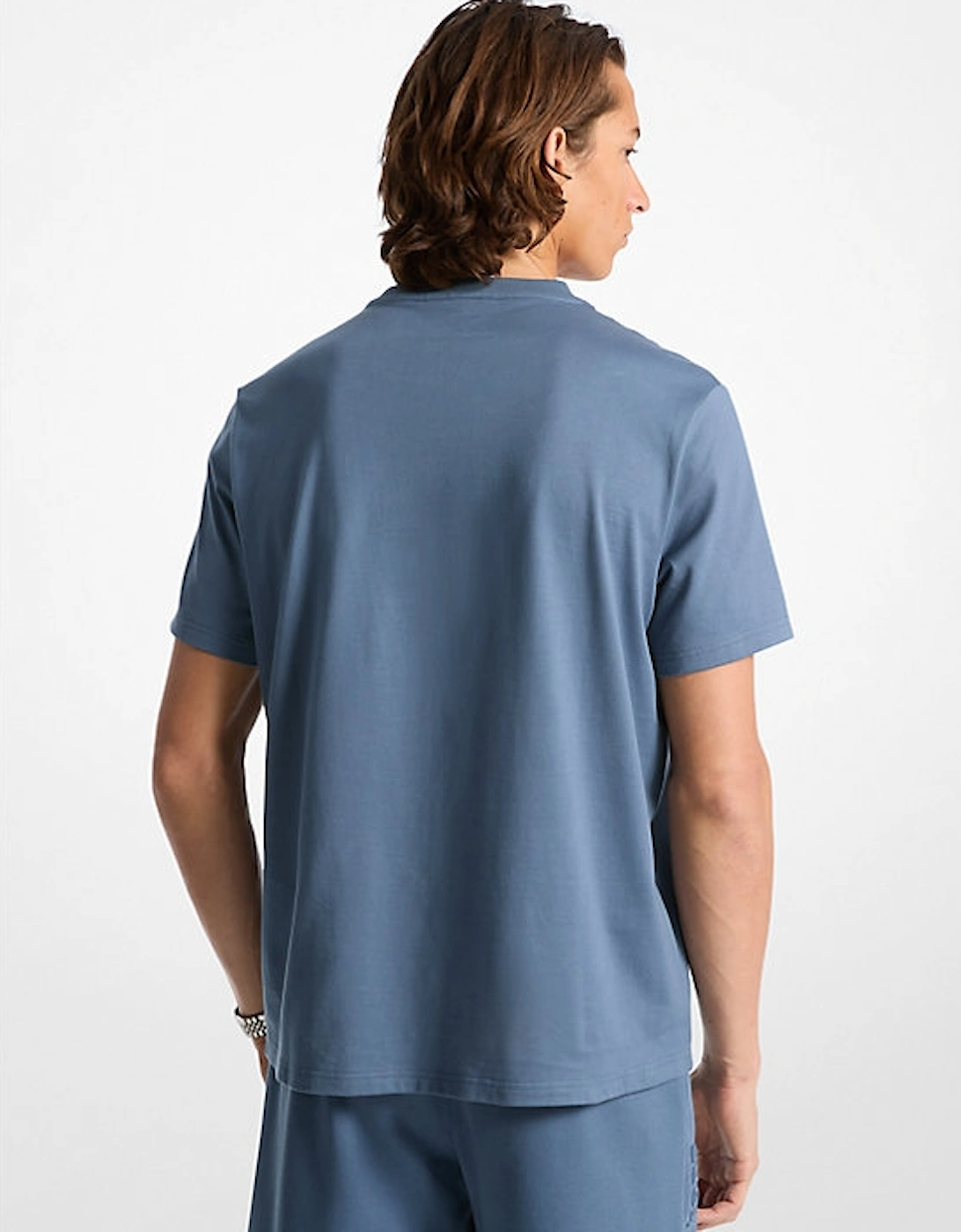 Logo Embossed Cotton T-Shirt