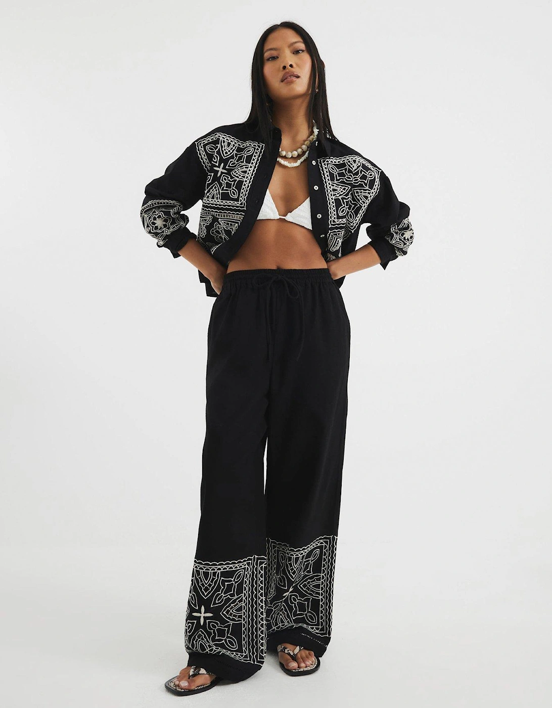 Cutwork Trouser - Black, 2 of 1