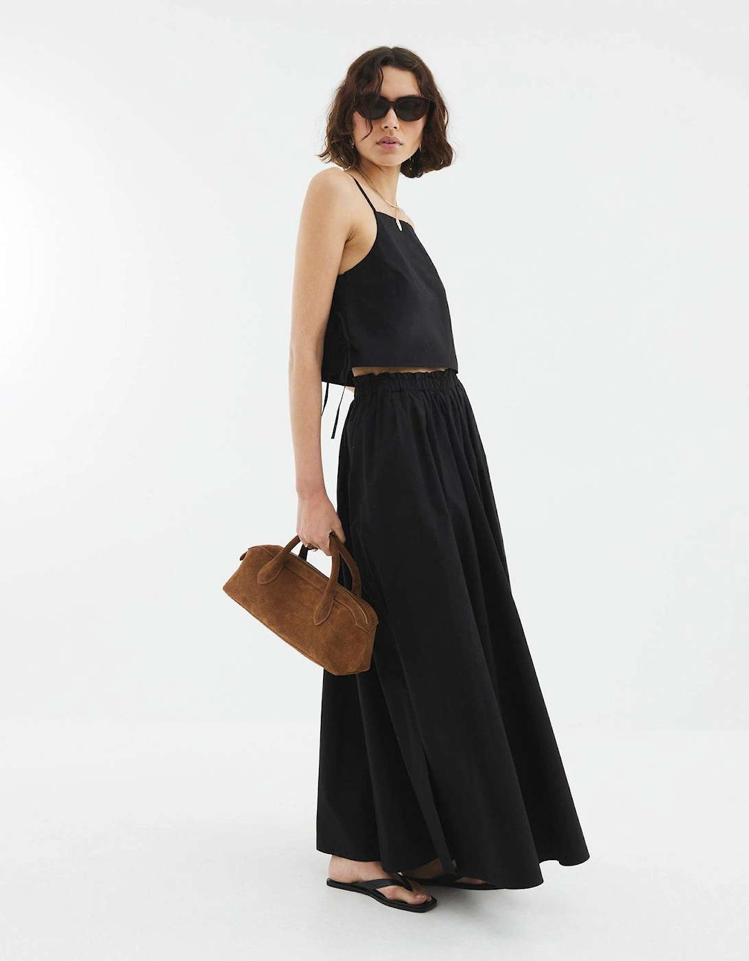 Poplin Cami - Black, 2 of 1