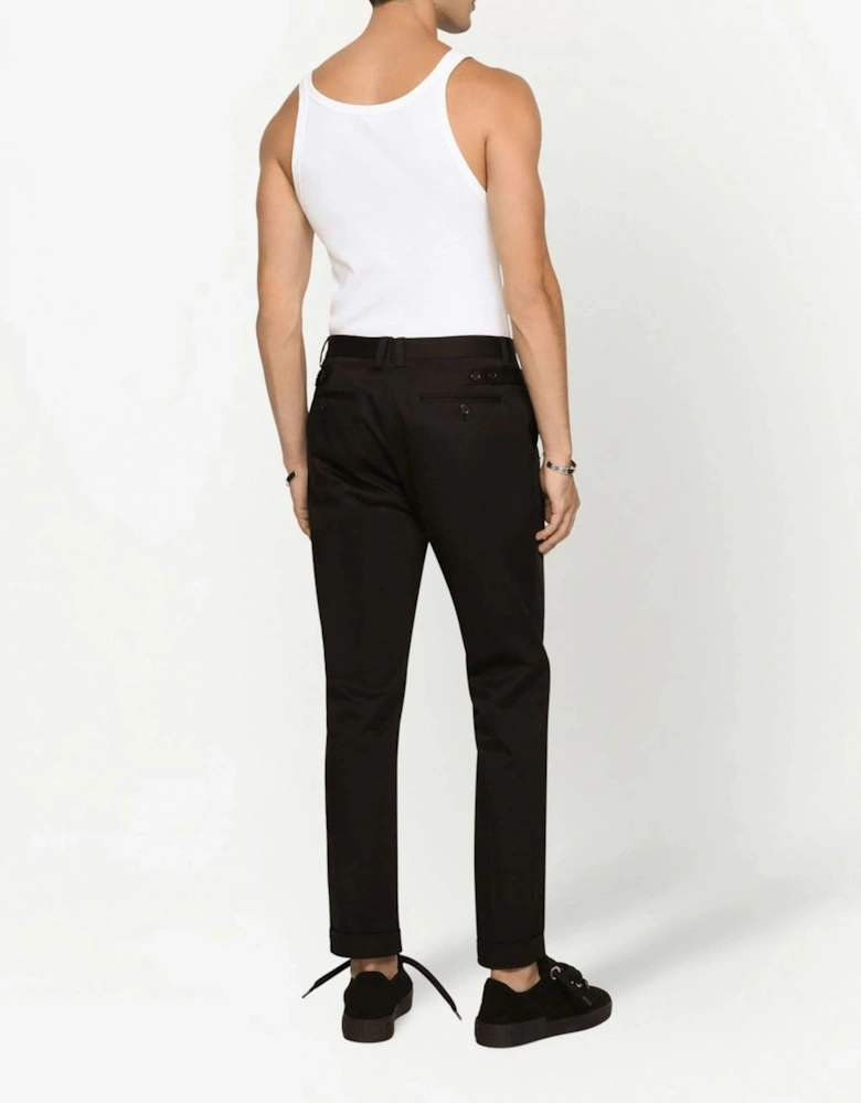 Branded Cotton Vest White