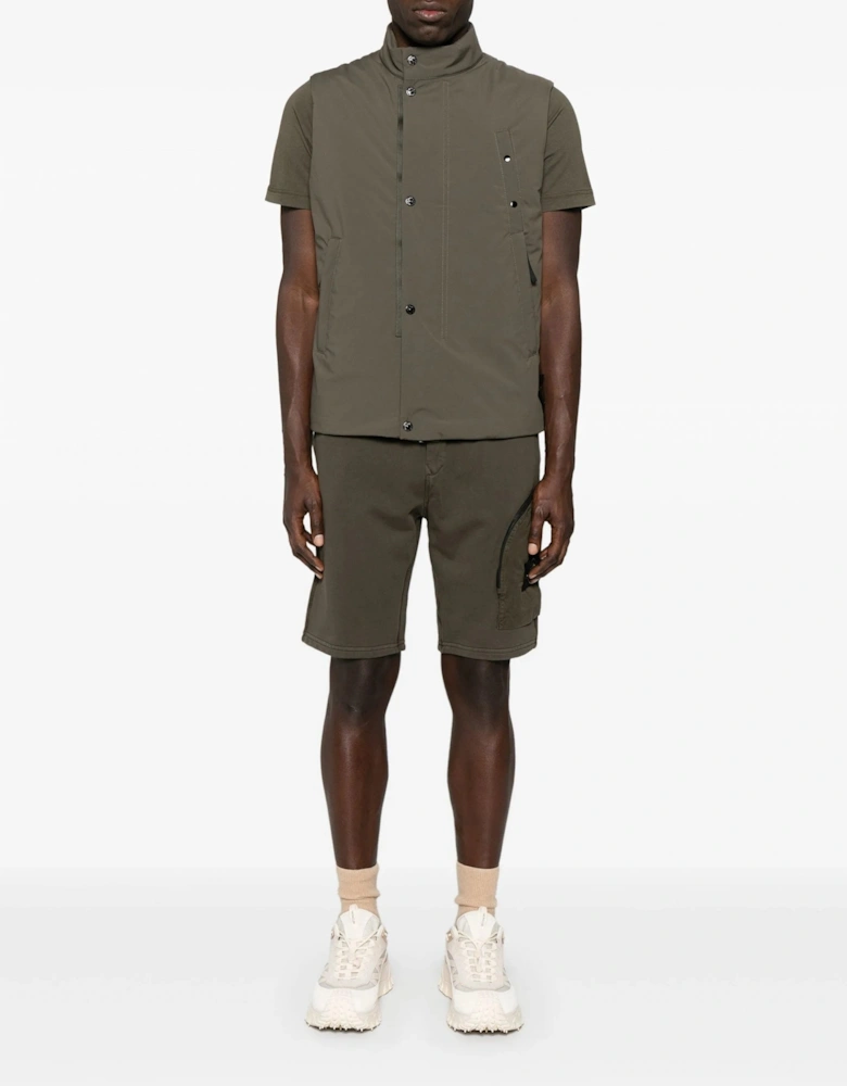 Zip Pocket S0123 Shorts Khaki