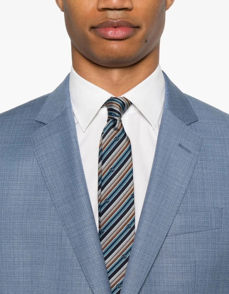 H Huge 2 Piece Suit Blue