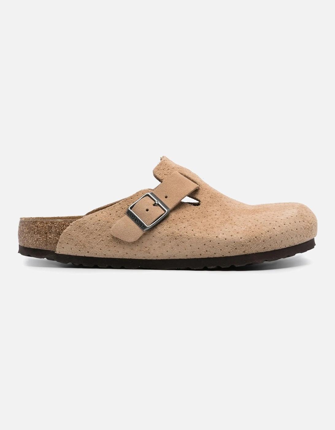 Men's Boston BS Suede Clogs - Cream - Size: 8