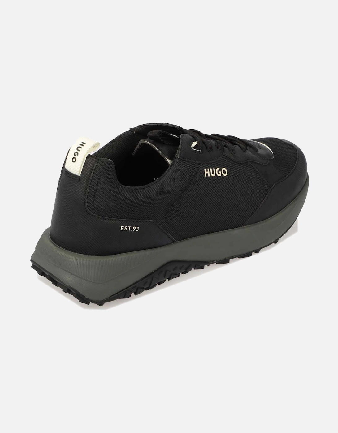 Logo Tape Trim Mixed-Material Trainers