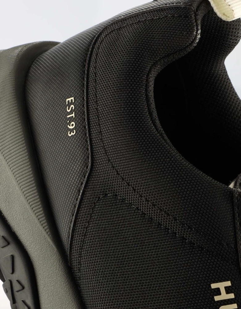 Logo Tape Trim Mixed-Material Trainers