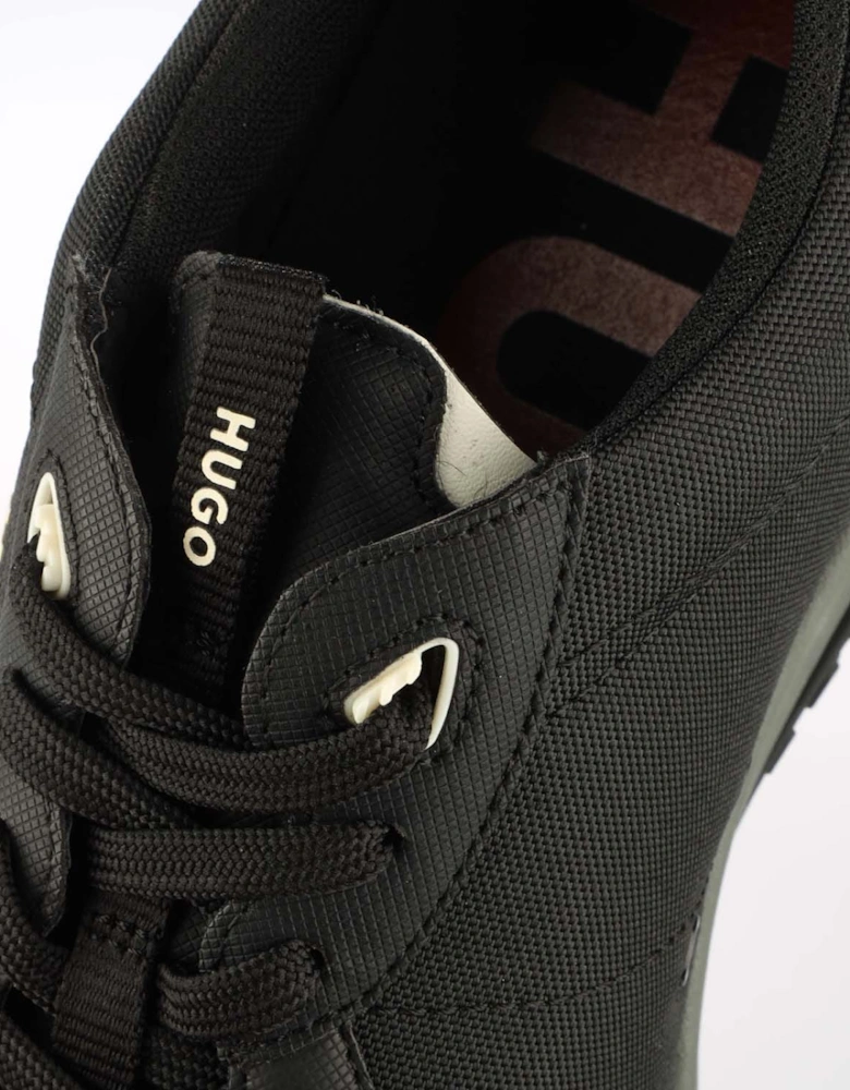 Logo Tape Trim Mixed-Material Trainers