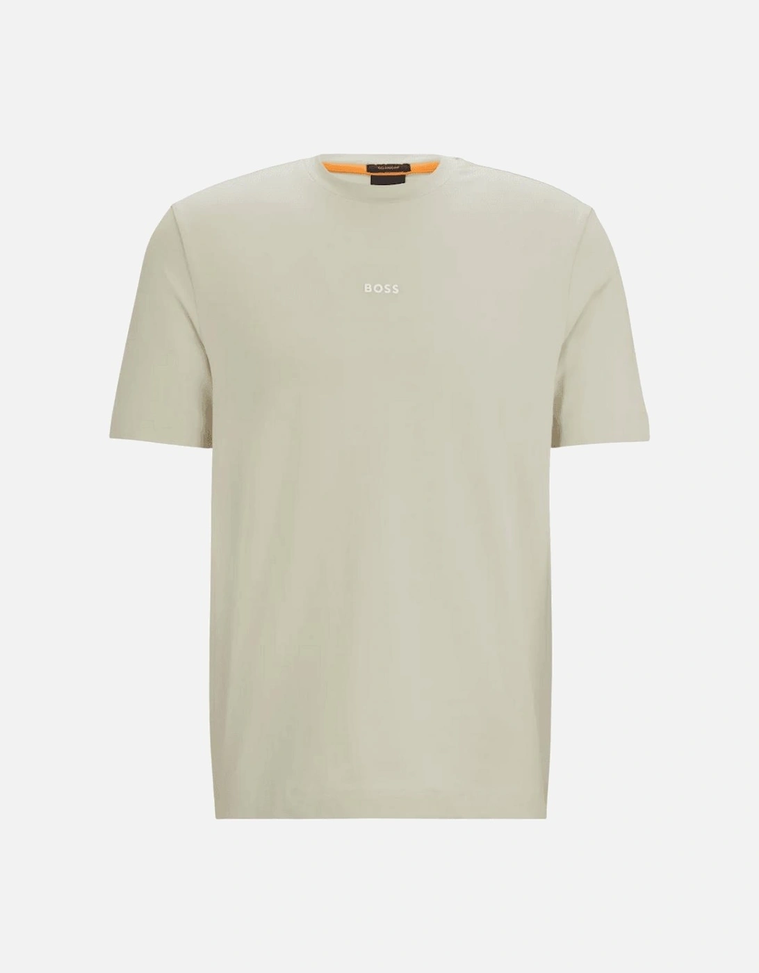 T-Chup Logo Print Relaxed Fit Beige T-Shirt, 5 of 4