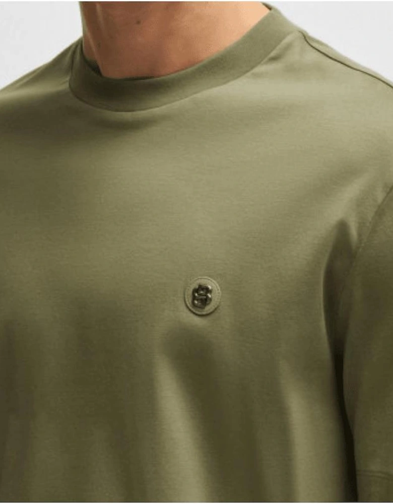 C-Taut 01 Logo Slim Fit Green T-Shirt