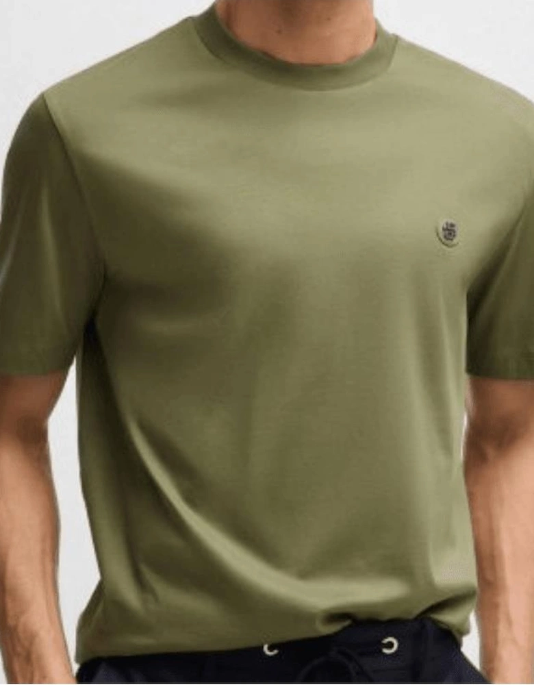 C-Taut 01 Logo Slim Fit Green T-Shirt
