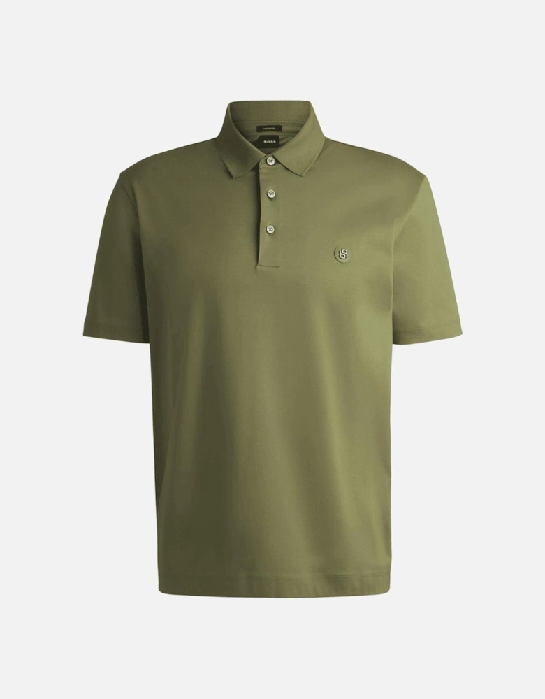 C-Parris Slim Fit Khaki Polo Shirt