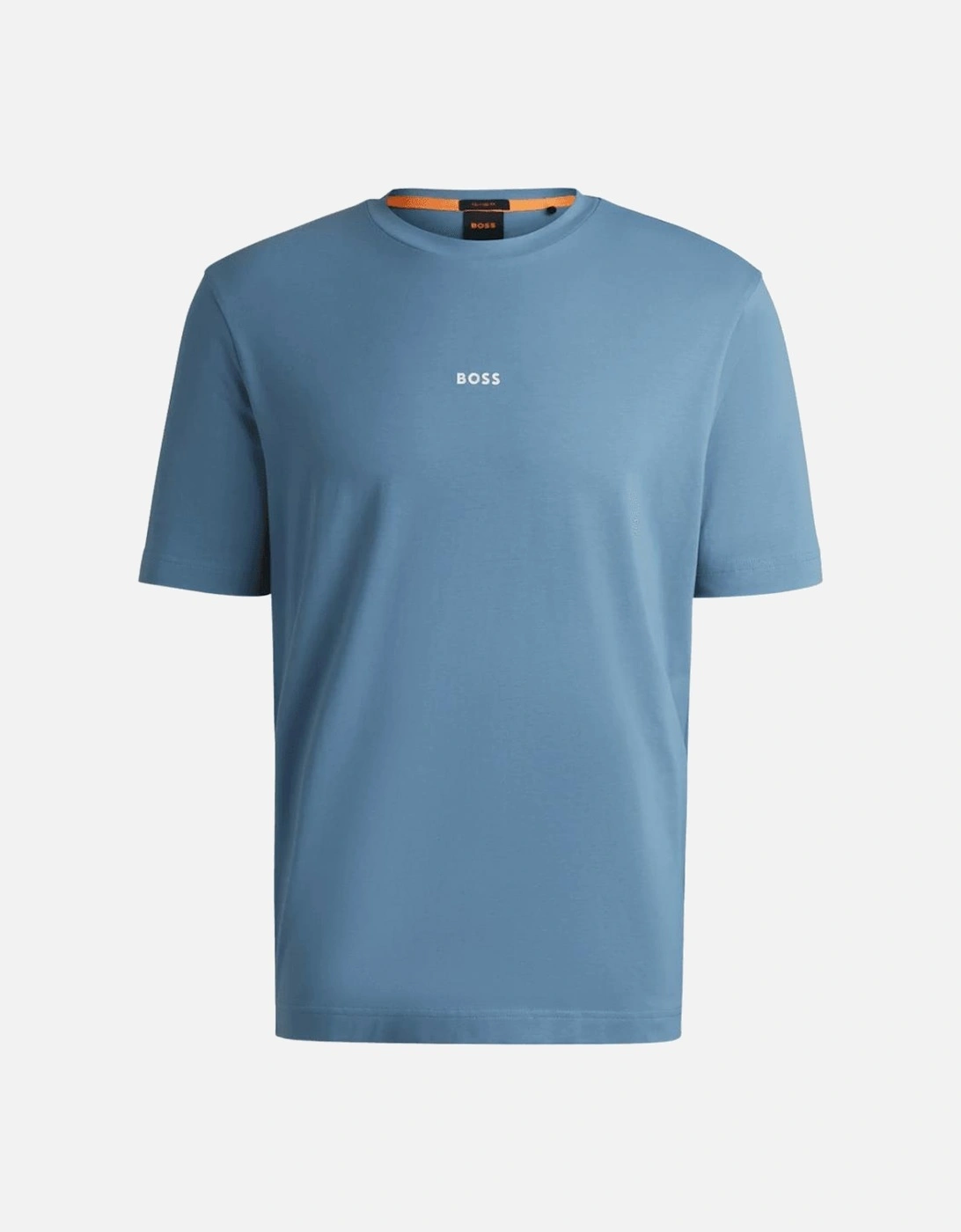 T-Chup Logo Print Relaxed Fit Light Blue T-Shirt, 5 of 4
