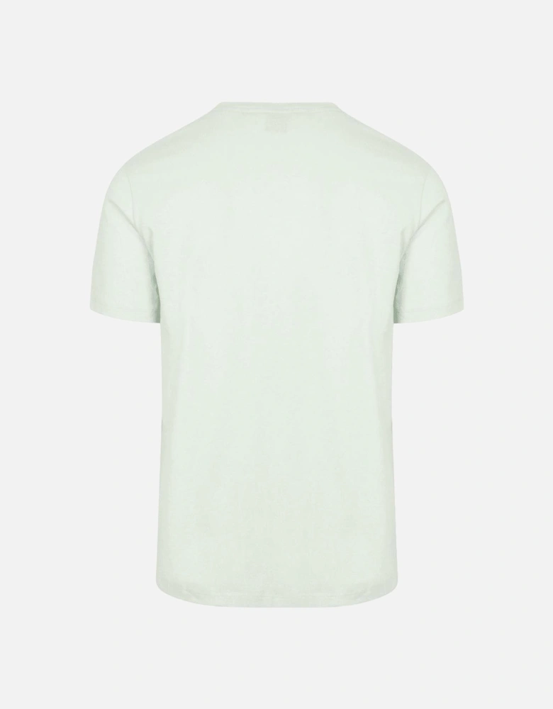 Tales Cotton Relaxed Fit Open Blue T-Shirt