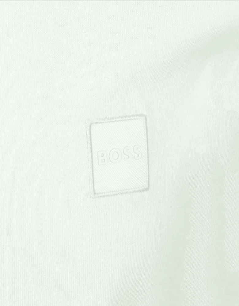 Tales Cotton Relaxed Fit Open Blue T-Shirt