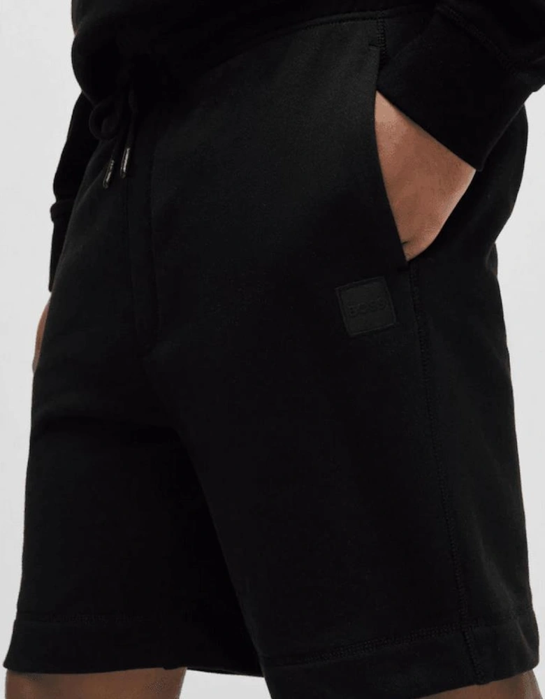 Sewalk Cotton Regular Fit Black Shorts