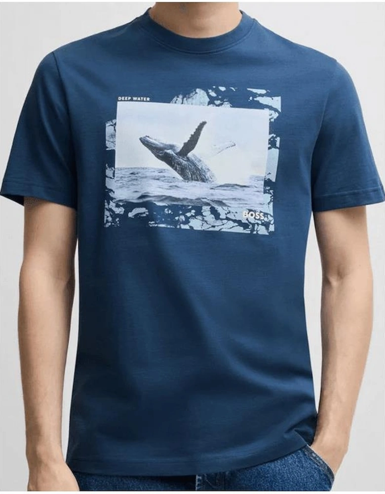 Te_Dunetrace Photographic Print Blue T-Shirt