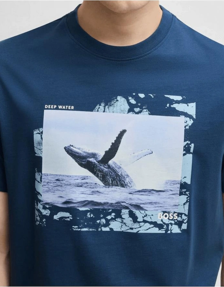 Te_Dunetrace Photographic Print Blue T-Shirt