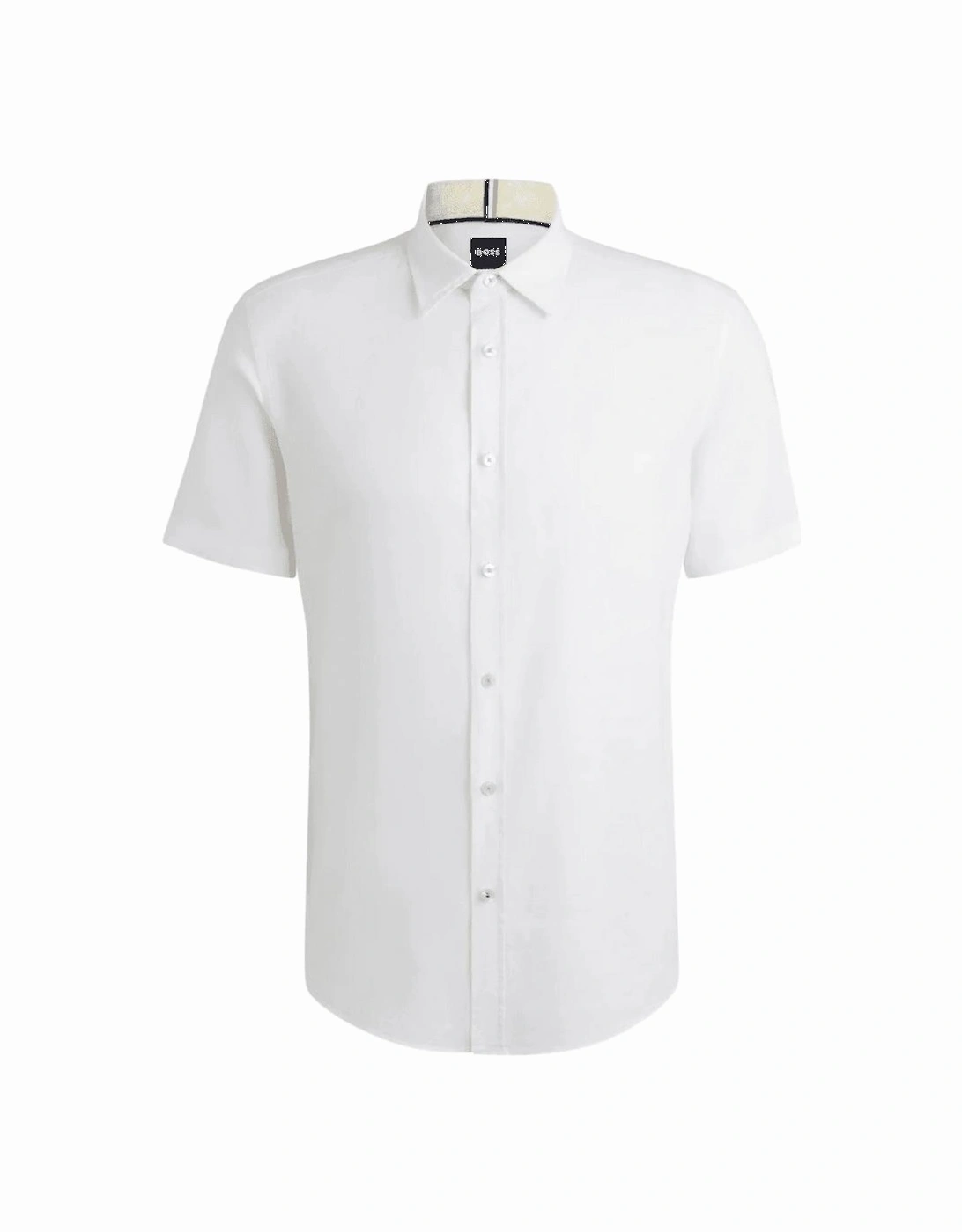 C-Roan Linen Slim Fit White Shirt, 5 of 4