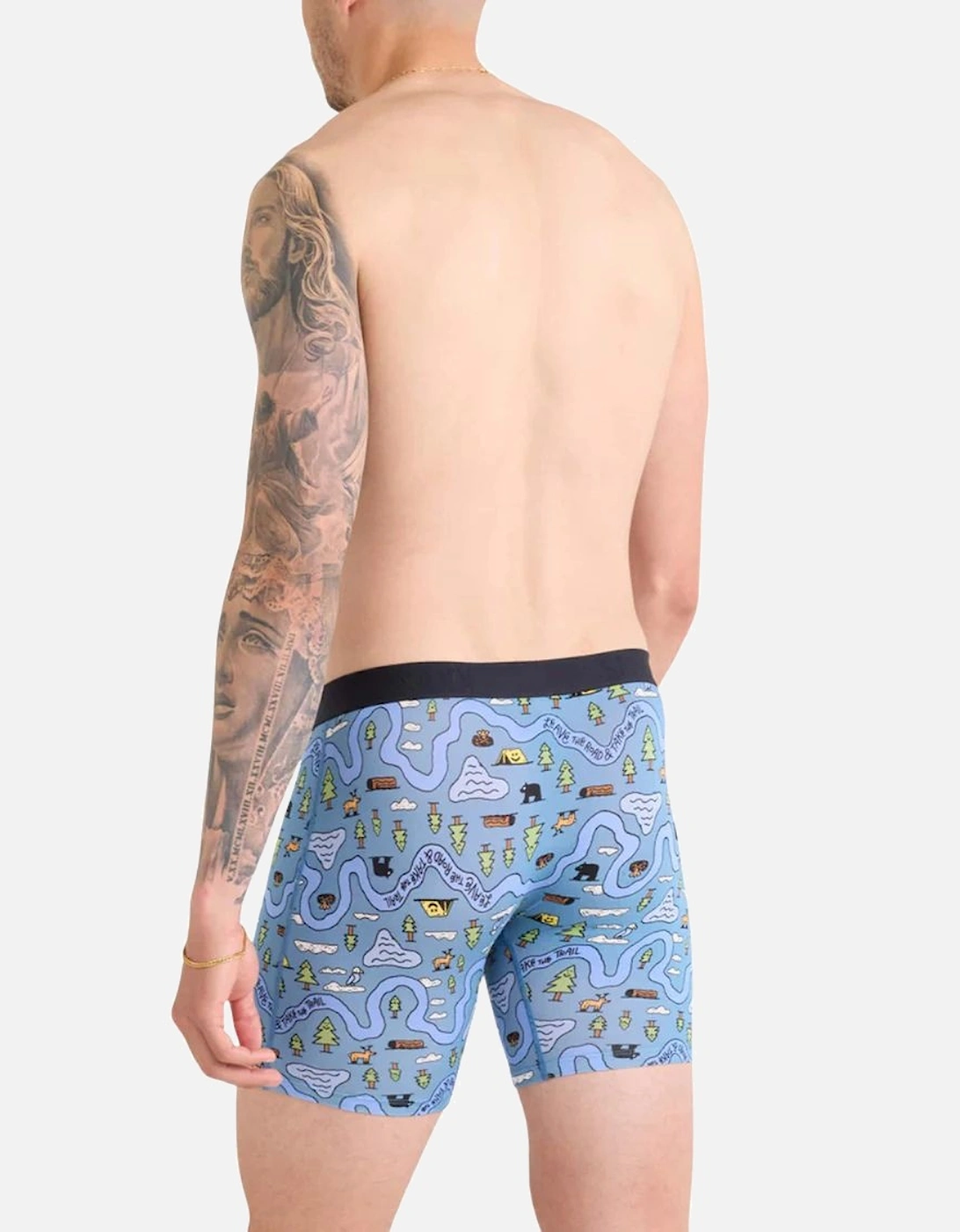 Vibe Xtra Soft Fly Boxer Brief 6", Take the Trail Slate