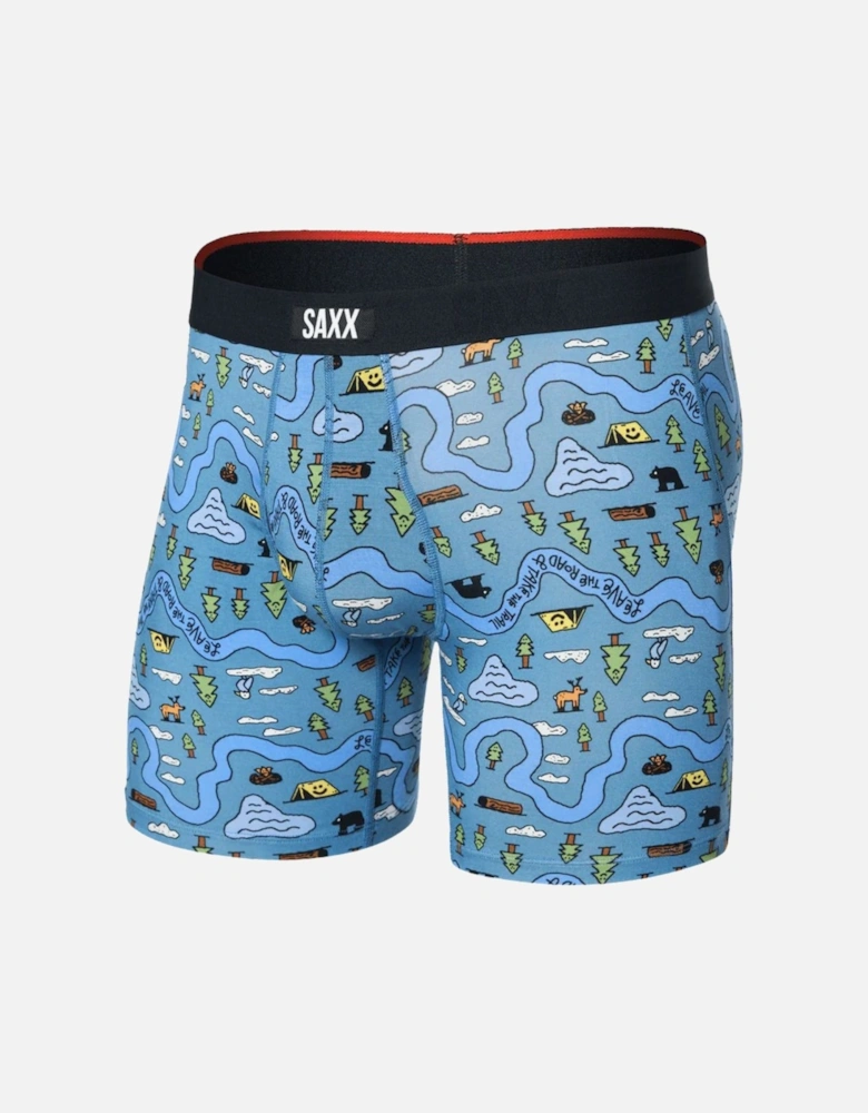 Vibe Xtra Soft Fly Boxer Brief 6", Take the Trail Slate