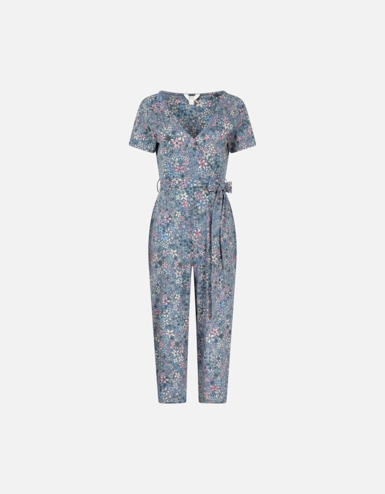 Womens/Ladies Santorini Floral Wrap Jumpsuit