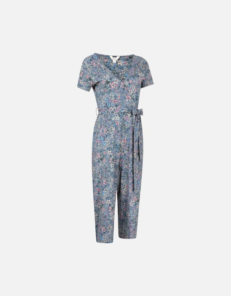 Womens/Ladies Santorini Floral Wrap Jumpsuit