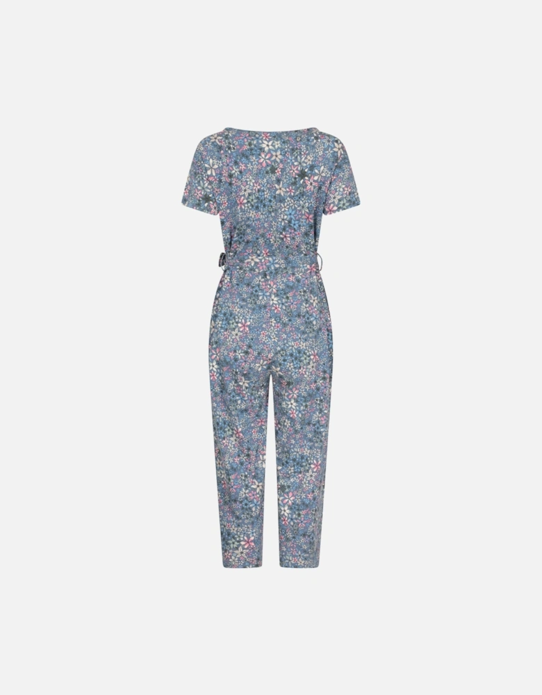 Womens/Ladies Santorini Floral Wrap Jumpsuit