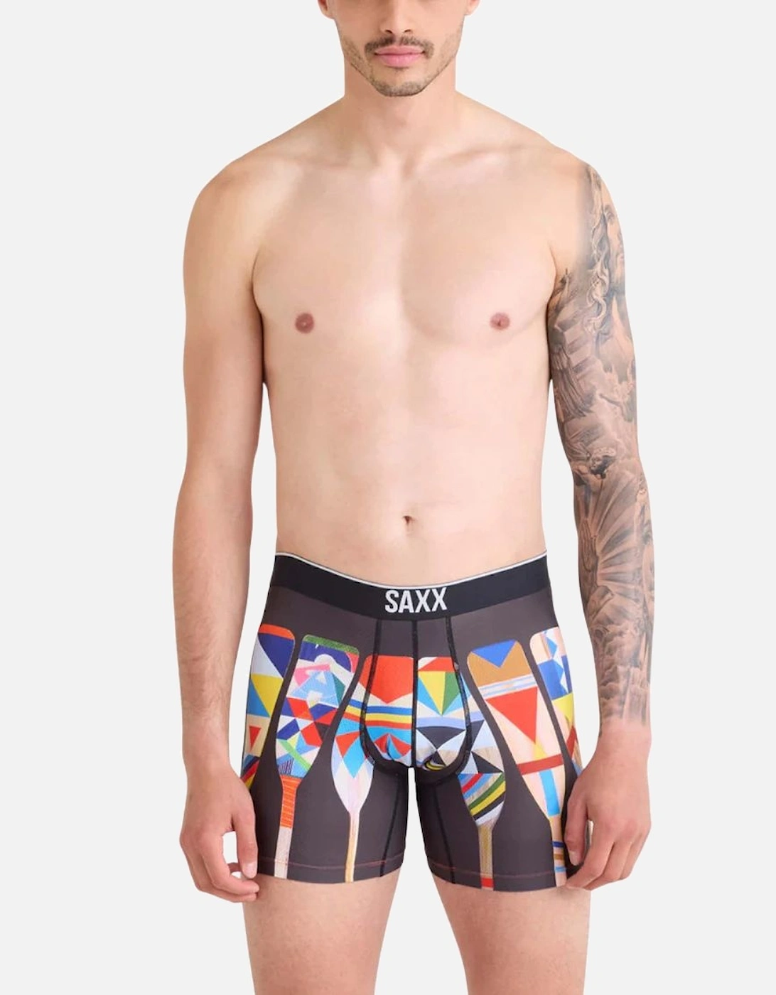 Volt Breathable Mesh Boxer Brief 5", Big Oartiz Black
