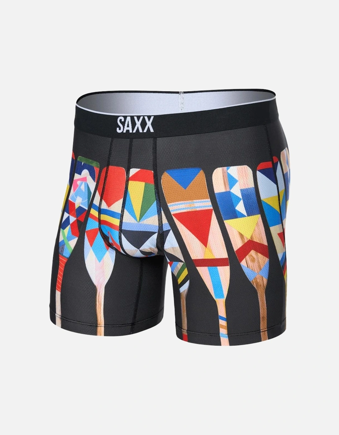 Volt Breathable Mesh Boxer Brief 5", Big Oartiz Black, 5 of 4