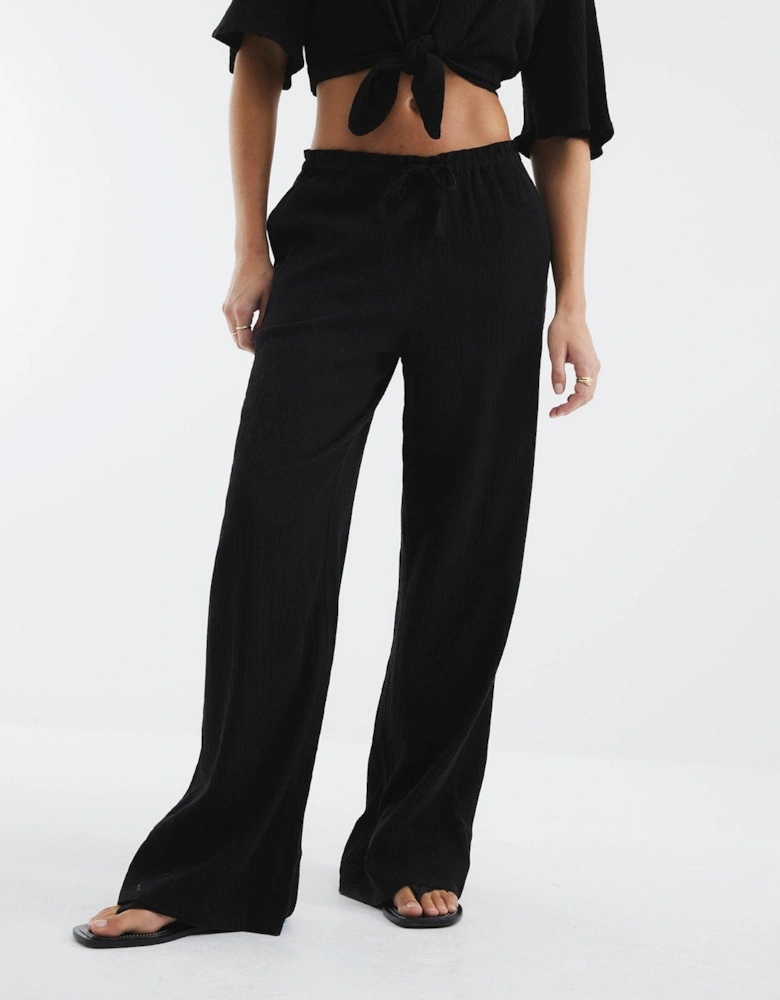 Linen Trouser - Black