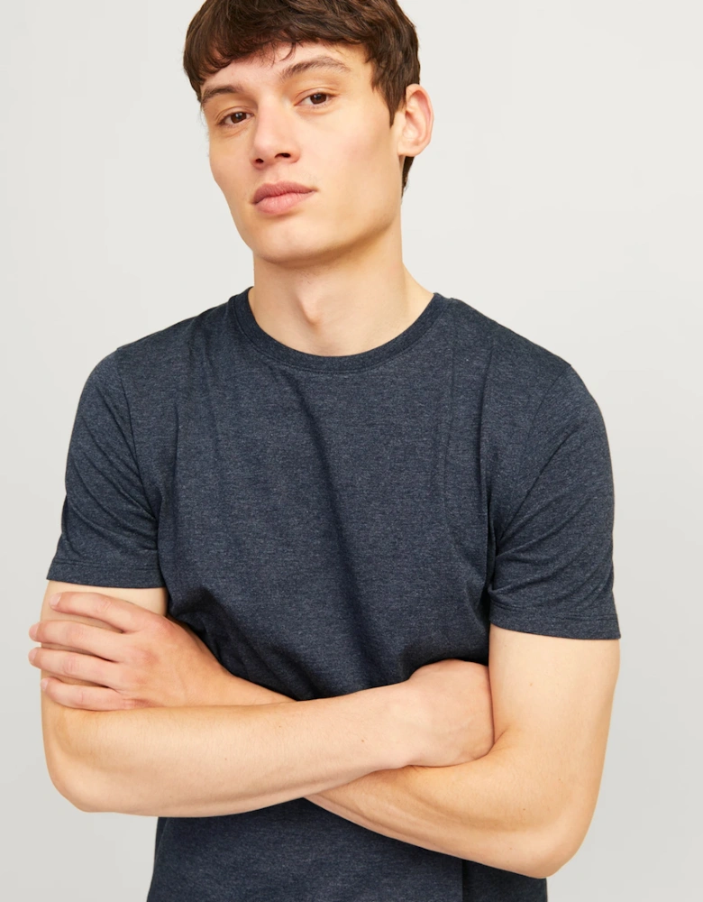 Essentials Short Sleeve Tee Navy Blazer Melange