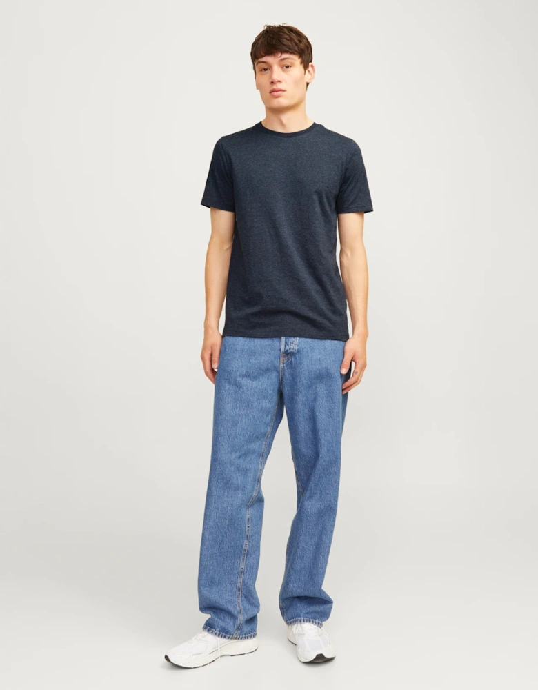 Essentials Short Sleeve Tee Navy Blazer Melange