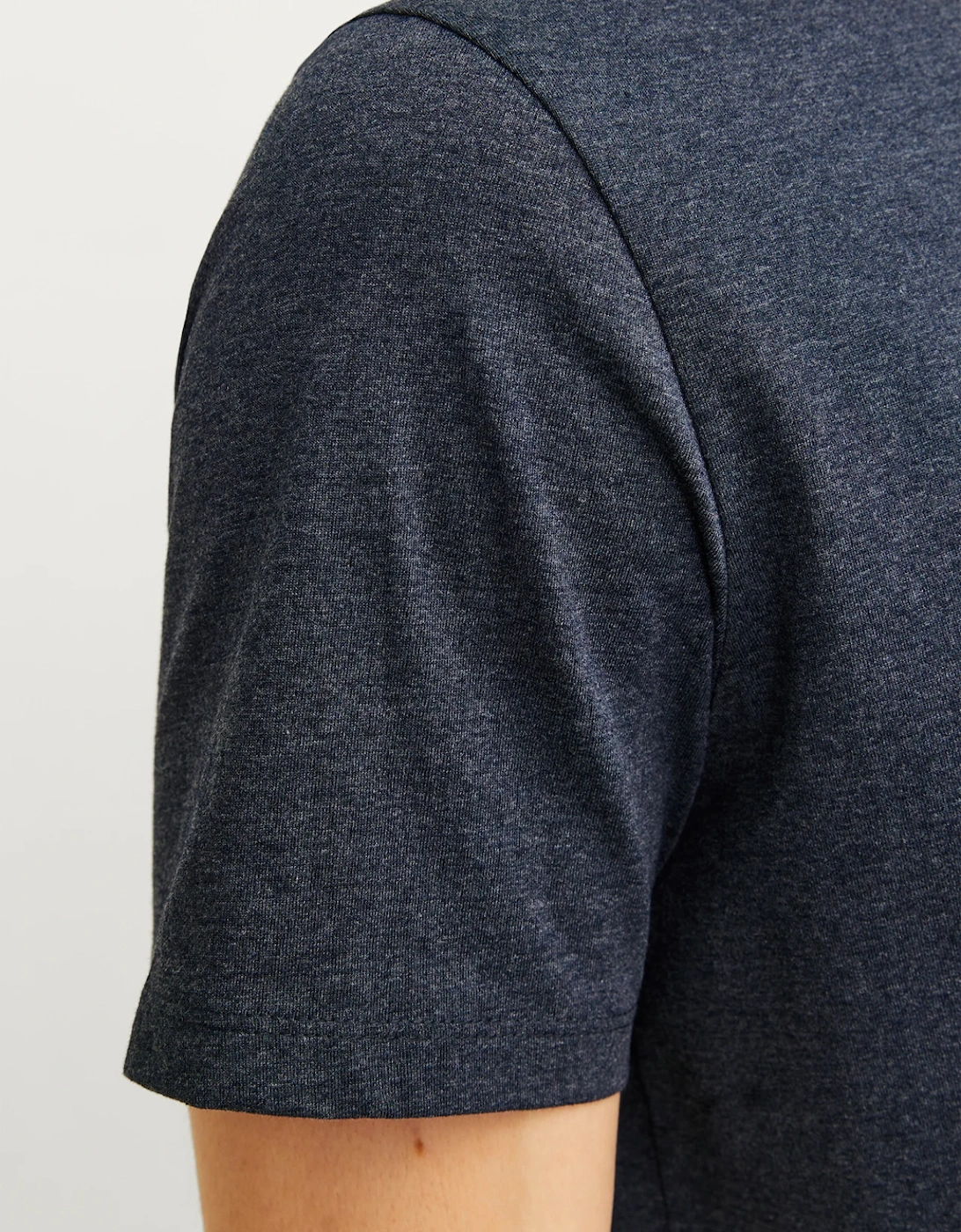 Essentials Short Sleeve Tee Navy Blazer Melange