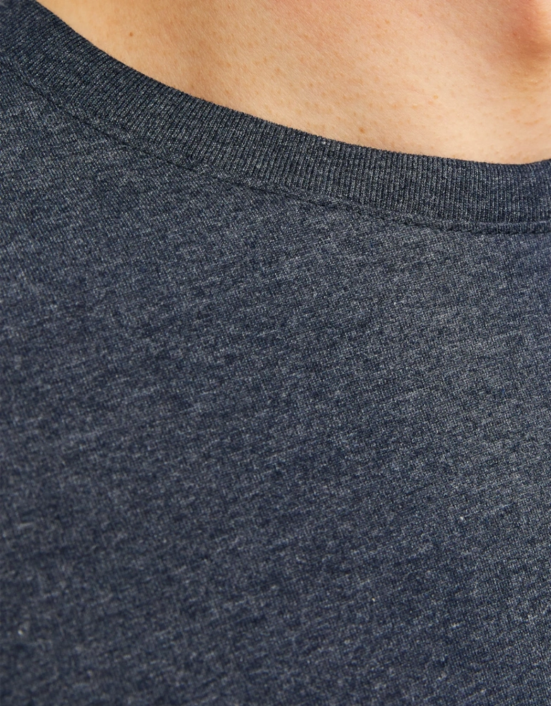 Essentials Short Sleeve Tee Navy Blazer Melange