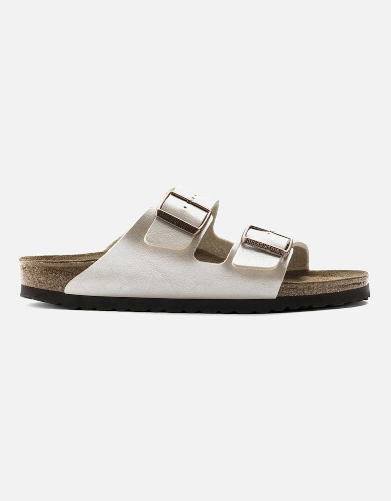 Birkenstock Women's Arizona Birko-Flor Graceful Pearl White