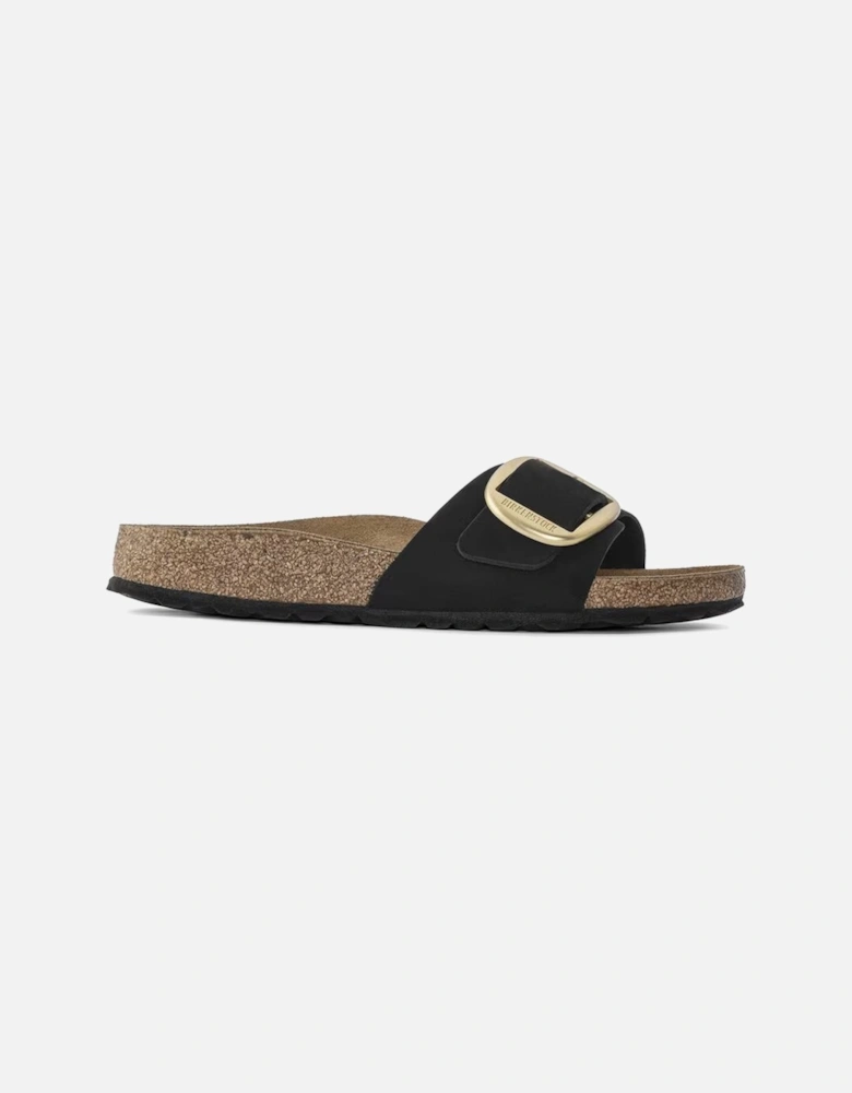 Birkenstock Women's Madrid Big Buckle Nubuck Leather Black