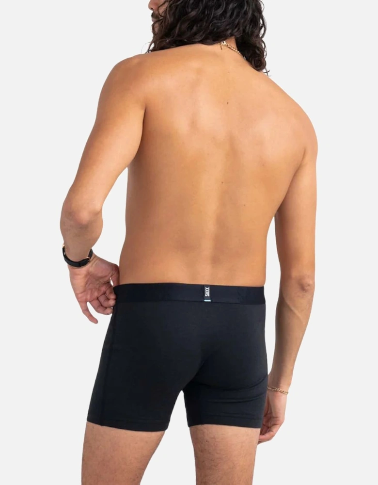 3-Pack DropTemp® Cooling Cotton Boxer Briefs 5", Black/Grey/Navy