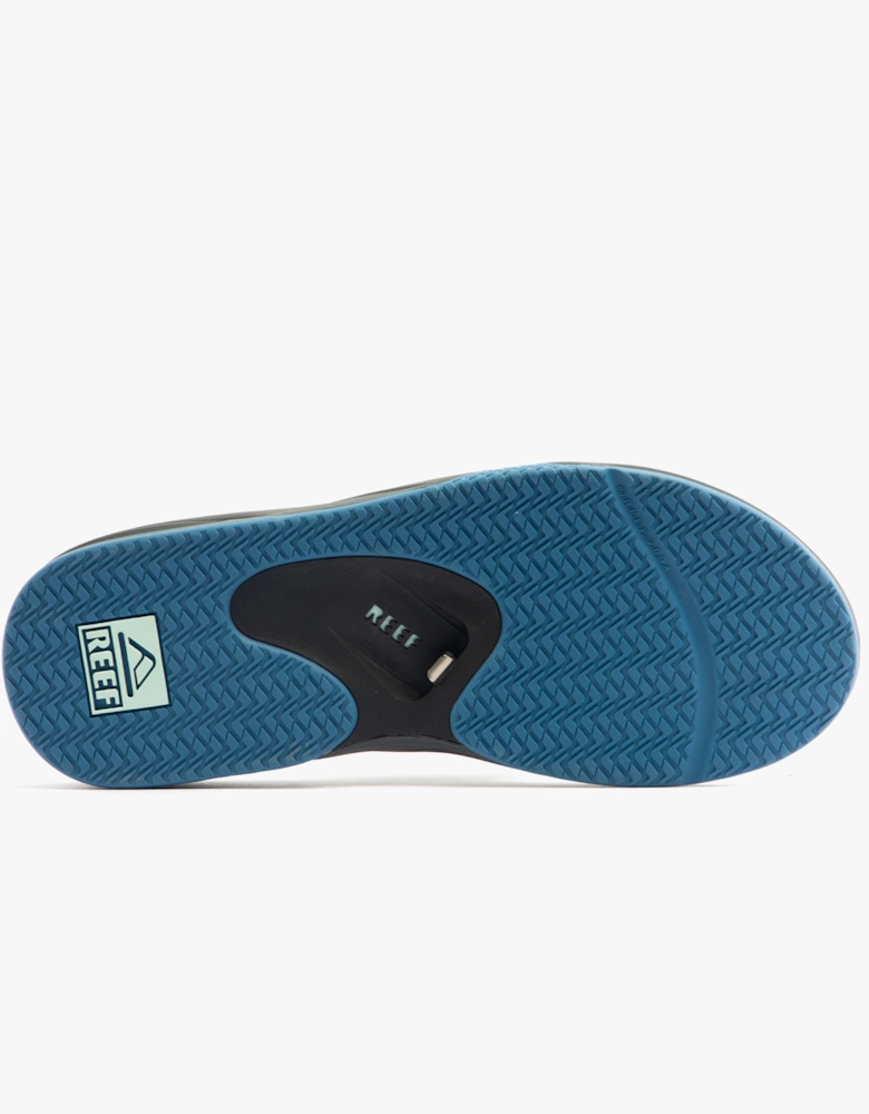 FANNING Mens Sandals Gunmetal/Ocean