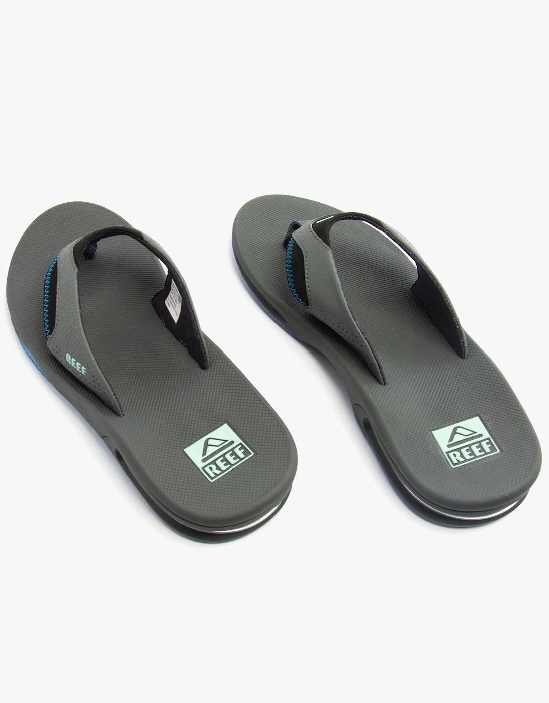 FANNING Mens Sandals Gunmetal/Ocean