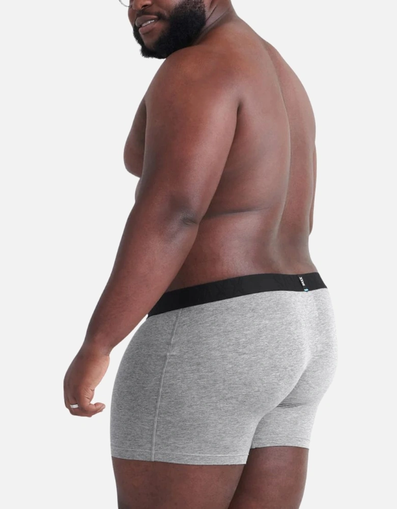 3-Pack DropTemp® Cooling Cotton Boxer Briefs 5", Black/Grey/Navy