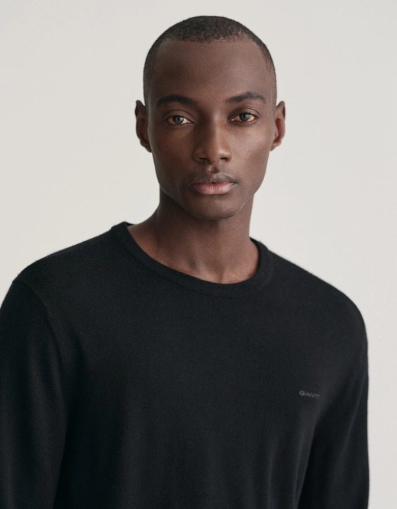 Mens Extrafine Merino Wool Crew Neck Jumper