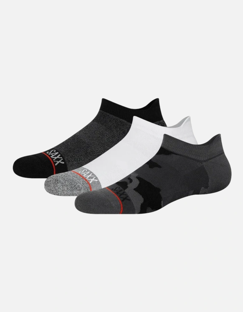 3-Pack Whole Package Low Show Socks, Black / White / Super Camo